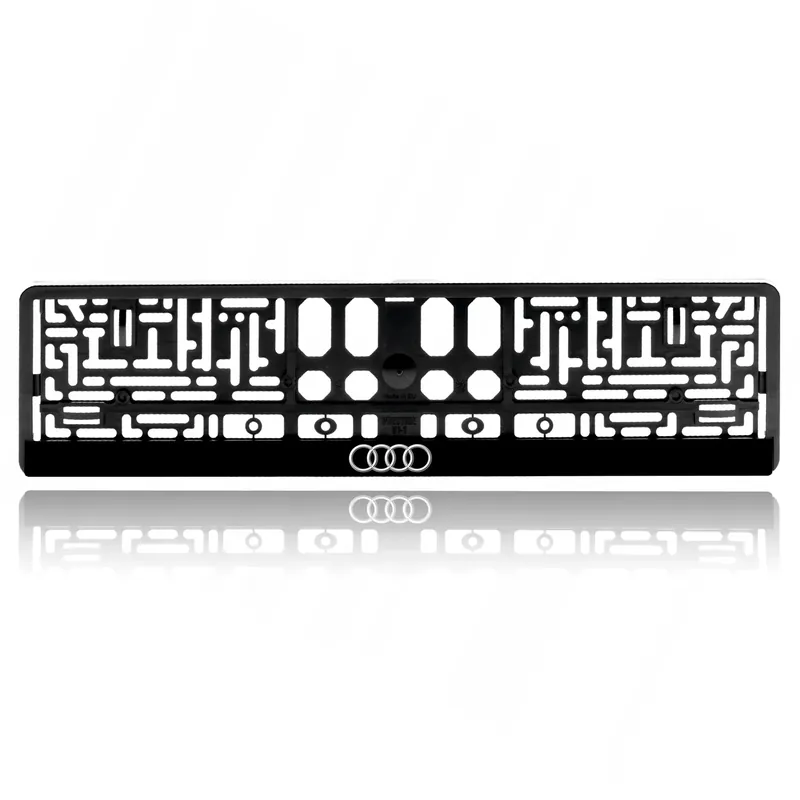2 x Ramka na Tablicę Rejestracyjną do Twojego Samochodu LOGO AUDI Premium