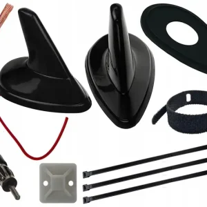 ANTENA SAMOCHODOWA RADIOWA DO RADIA SAMOCHODOWEGO REKIN PŁETWA WZMACNIACZ Autentyczny