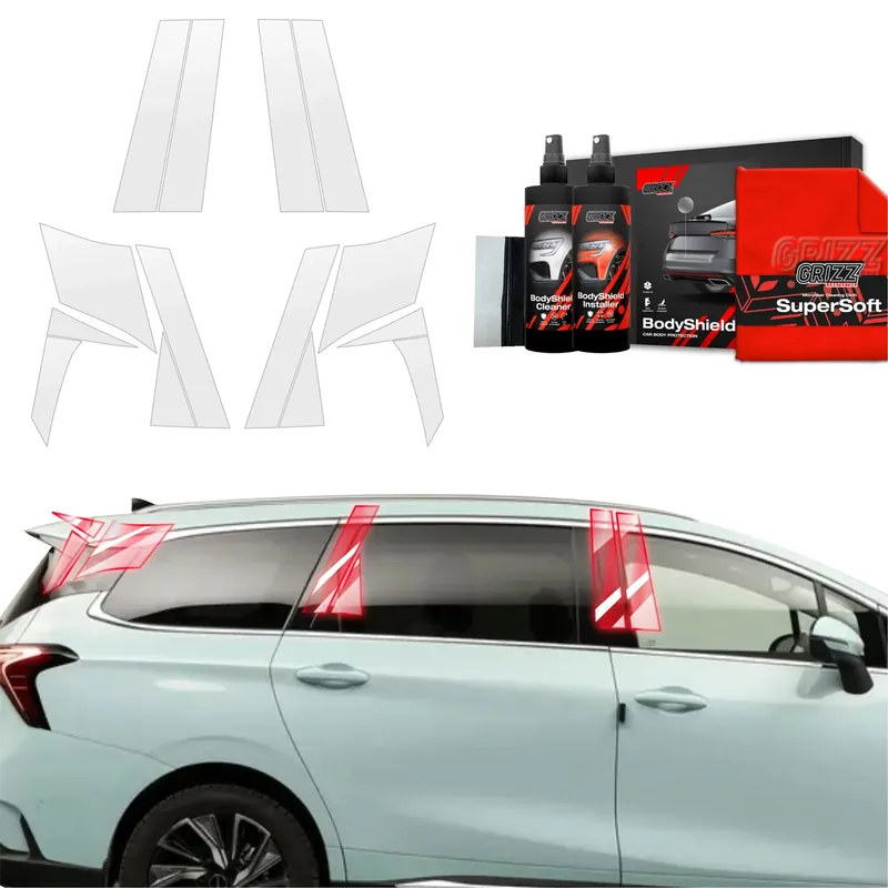 14w1 Folia okleina PPF na słupki do Forthing U-tour (2024-2025) Grizz Tani