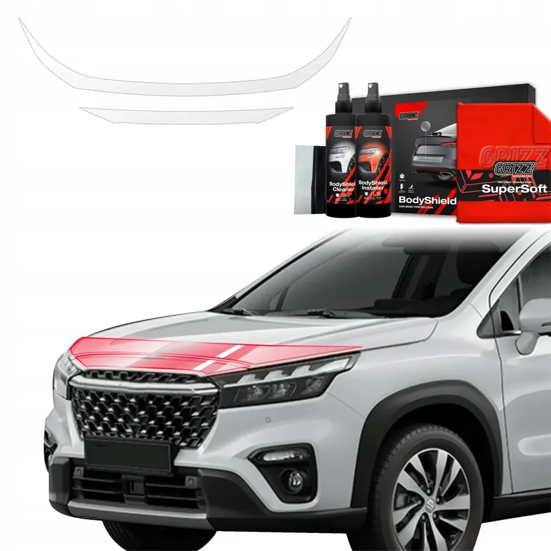 2w1 Folia okleina PPF na maskę do Suzuki S-Cross (2021-2025) Grizz Darmowa dostawa