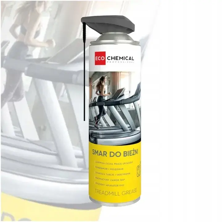 Smar Silikonowy do Bieżni Urządzeń Treningowych Bezbarwny z Aplikatorem Ostatnia szansa